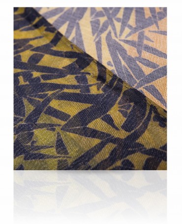 Палантин Женский SN-BAMBOO.LEAF/YELLOW